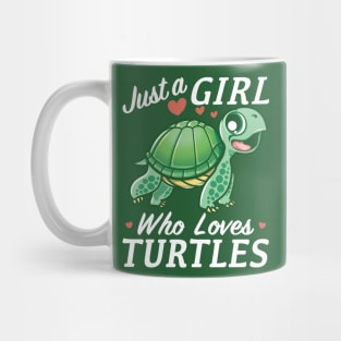 Just a girl who loves turtles Cute Mug